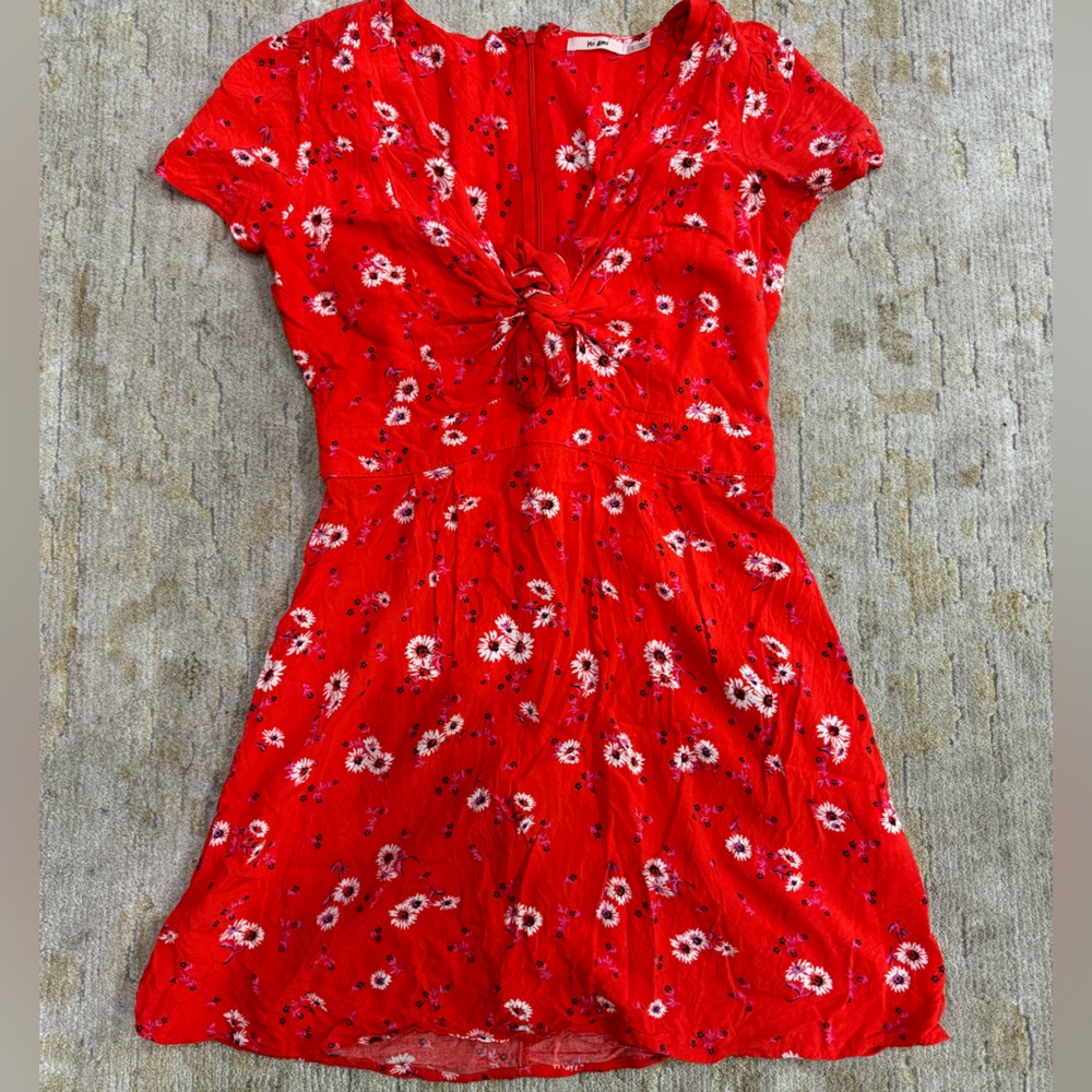 Mi Ami Small Red floral dress